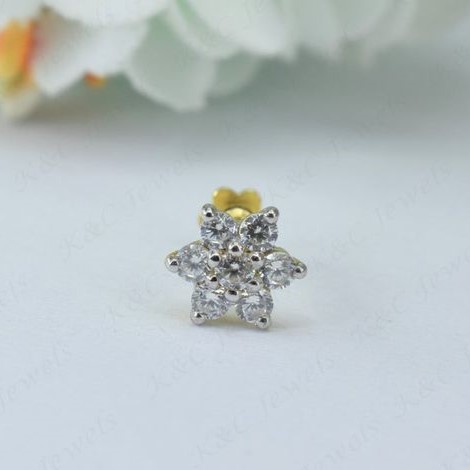 7-Stone Moissanite Ear Stud – Pair